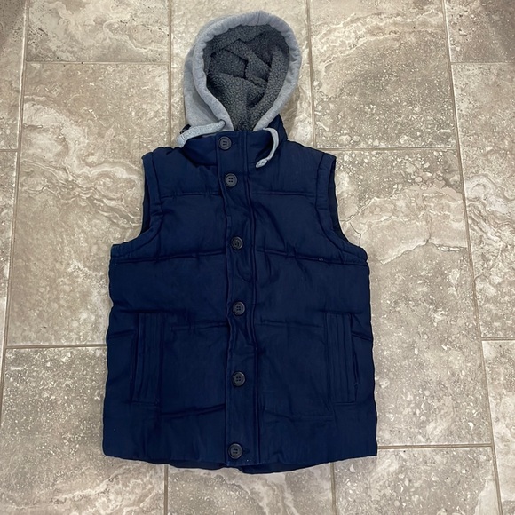 Zara Men’s Denim Vest with removable hood Sz M - Picture 2 of 14